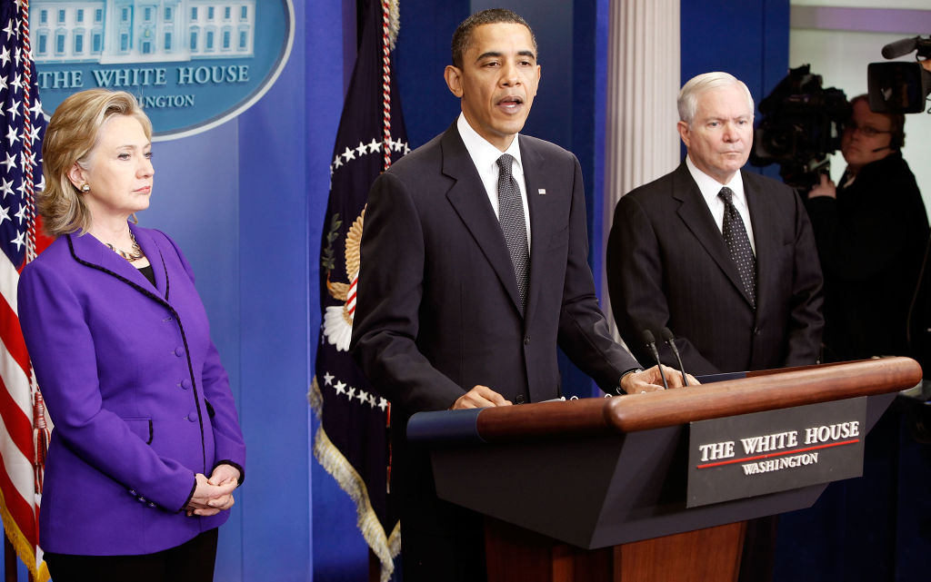 Obama Joins Daily White House Press Briefing Along With Clinton, And Gates