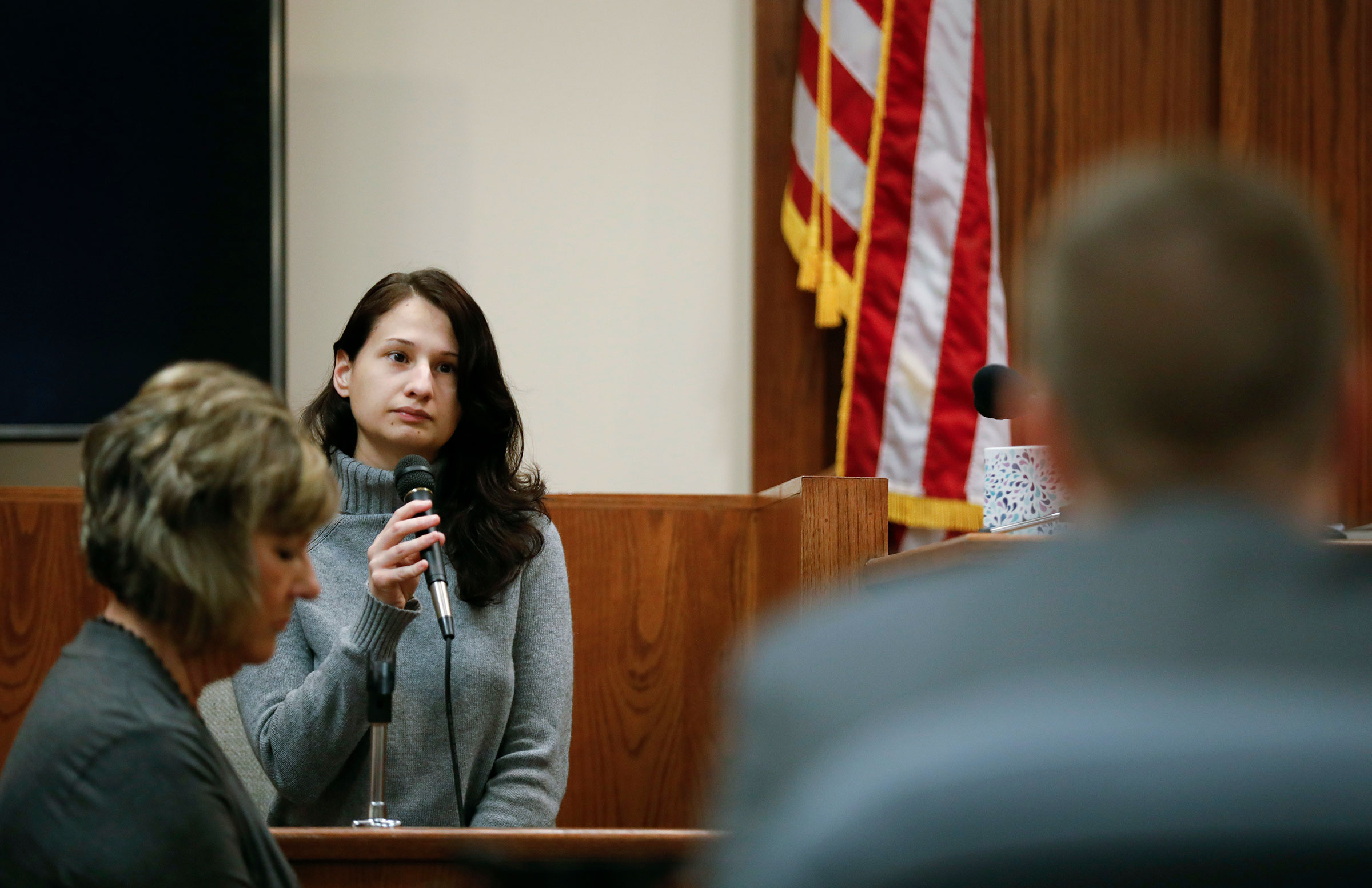 Gypsy Rose Blanchard takes the stand during the trial of her ex-boyfriend Nicholas Godejohn in Springfield, Mo., on Nov. 15, 2018.