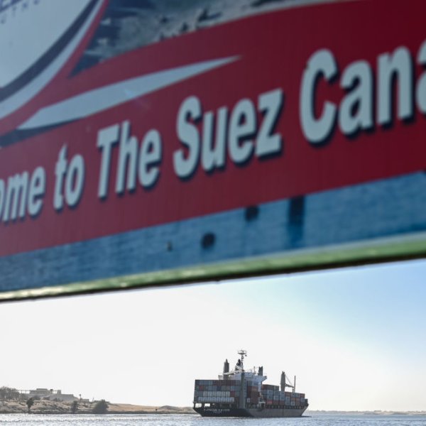 Ship traffic through the Suez Canal has dropped in the wake of Houthi attacks on cargo ships.