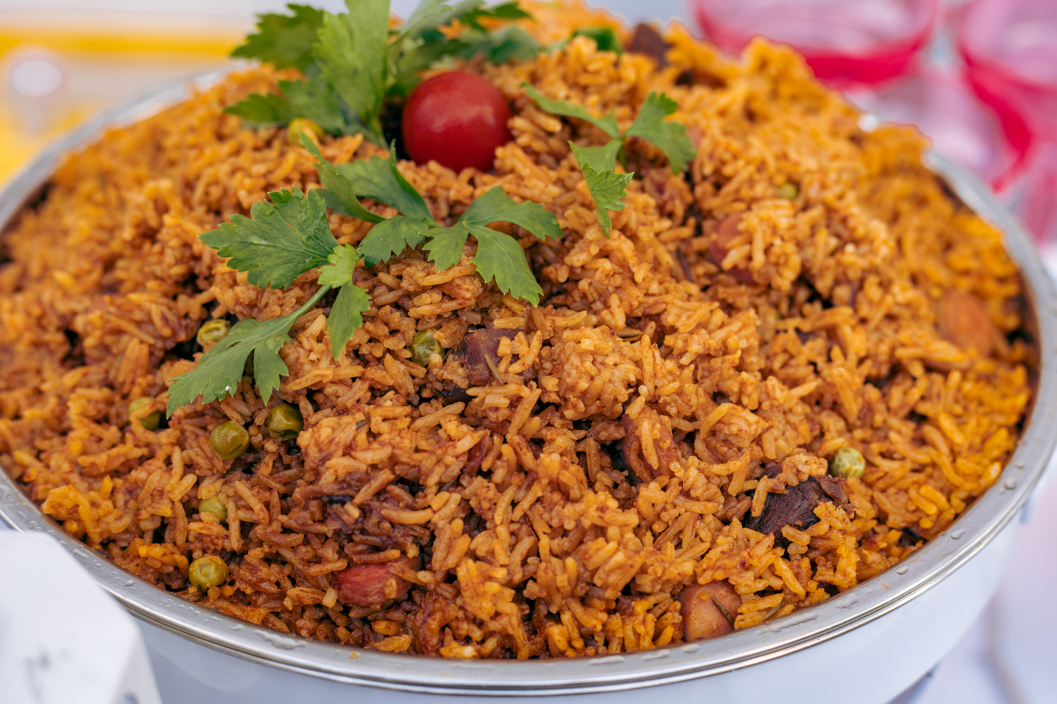 Jollof Rice, Ghana and West African Dish.
