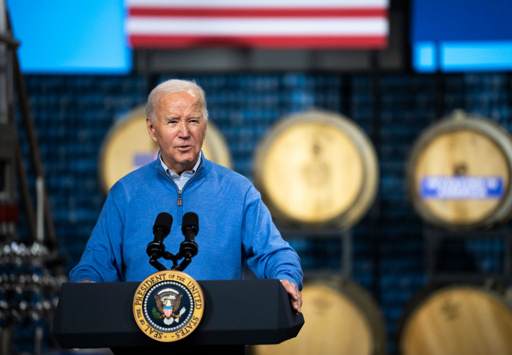President Biden Speaks On His Bidenomics Economic Plan In Superior, Wisconsin
