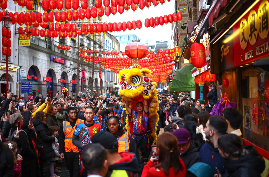 Grã-Bretanha-China-Cultura Lunar-Ano Novo