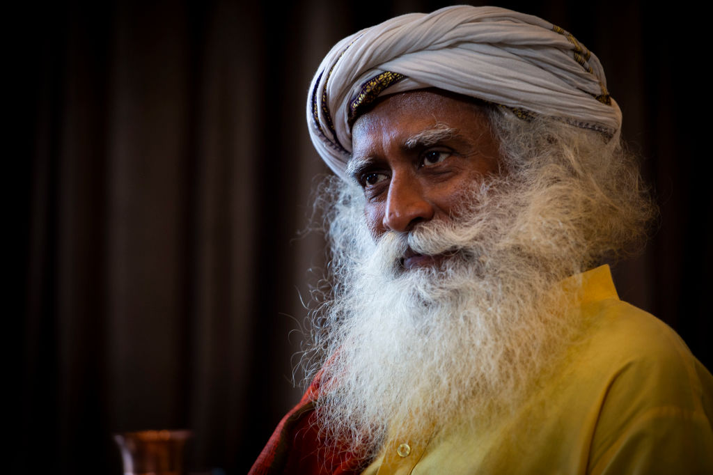 Portraits To The Indian Yogi Sadhguru