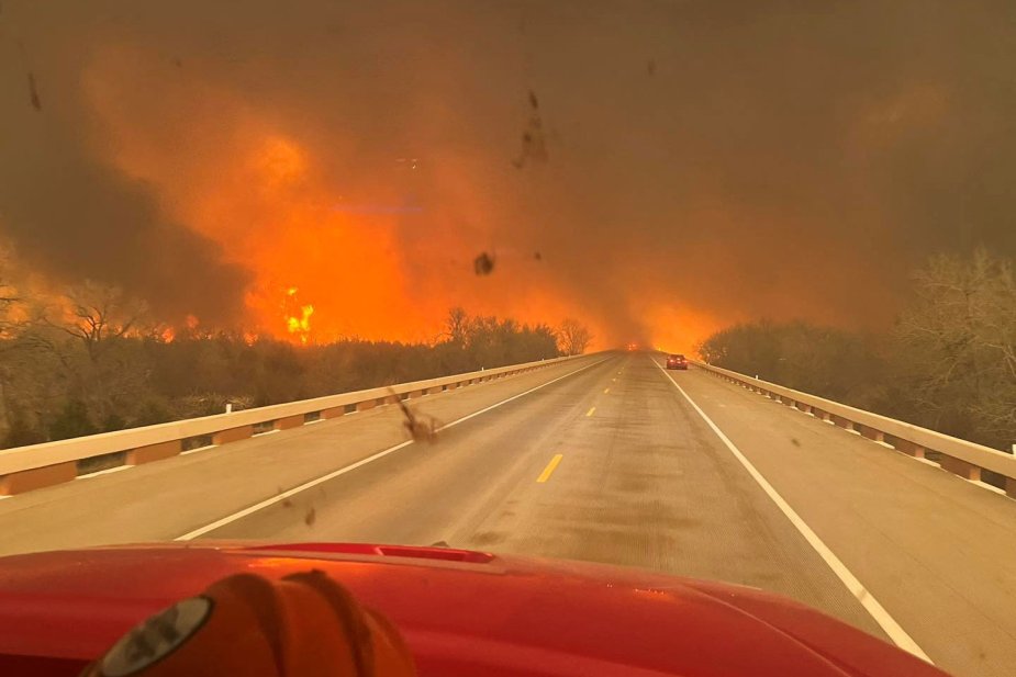 Texas Wildfires Rip Through State, Leaving One Woman Dead