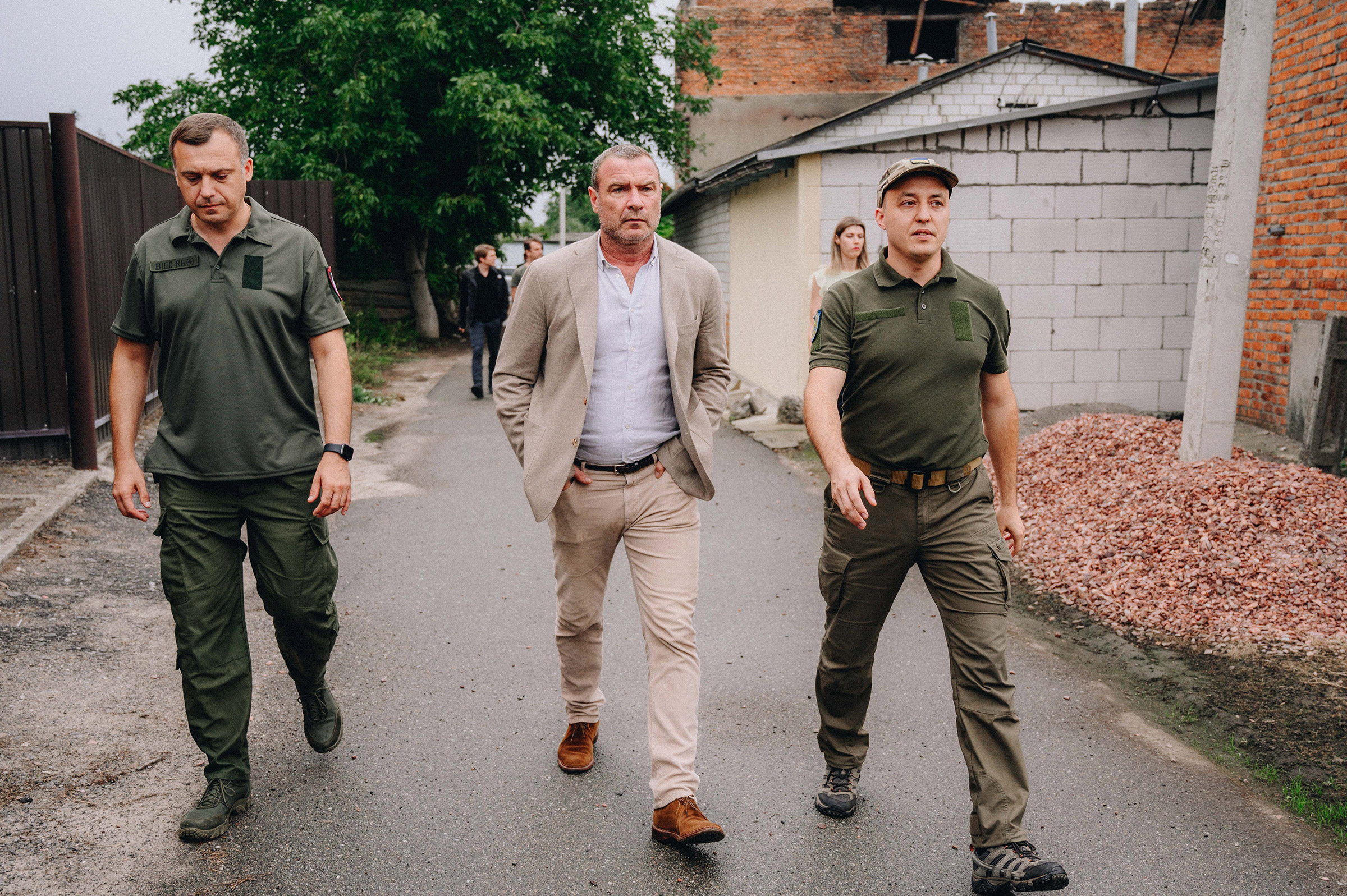 'I've had the privilege of witnessing firsthand the courage and ingenuity of the Ukrainian people, evident not only on the battlefield but also in their relief efforts across the country,' Liev Schreiber writes. (Dan Balashov)