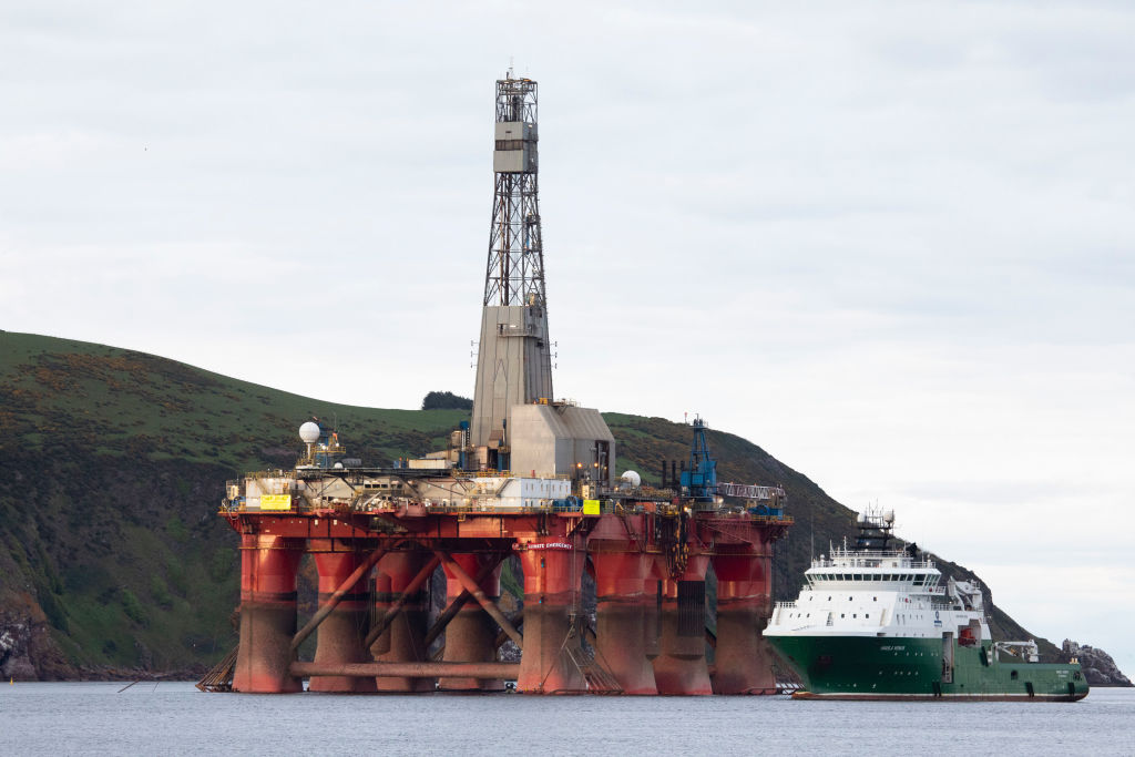 Greenpeace Activists Board BP Oil Rig In Scotland