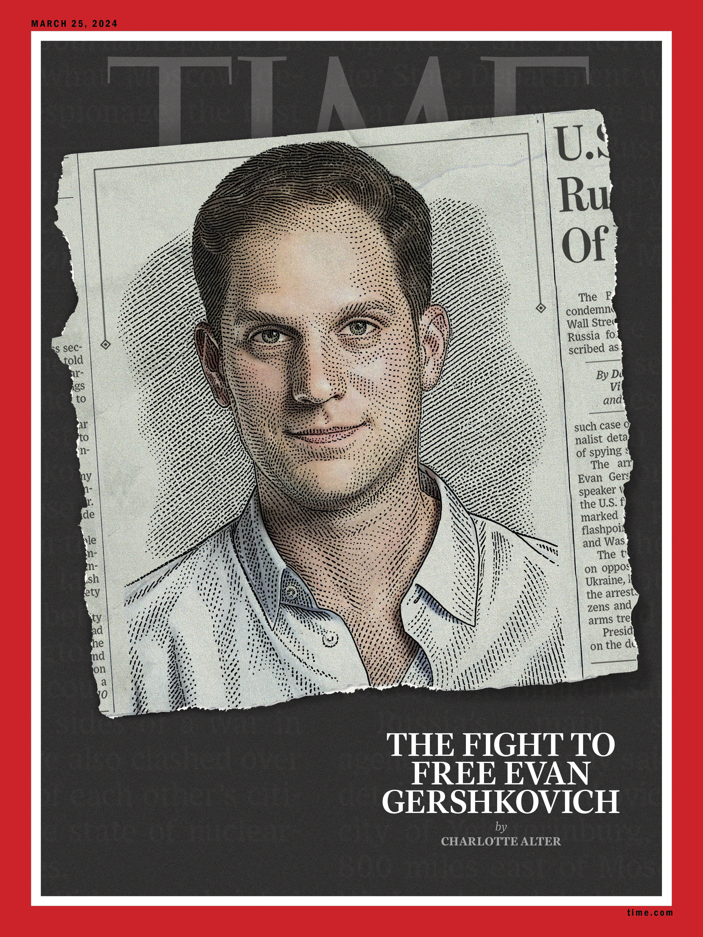 Evan Gershkovich Time Magazine cover