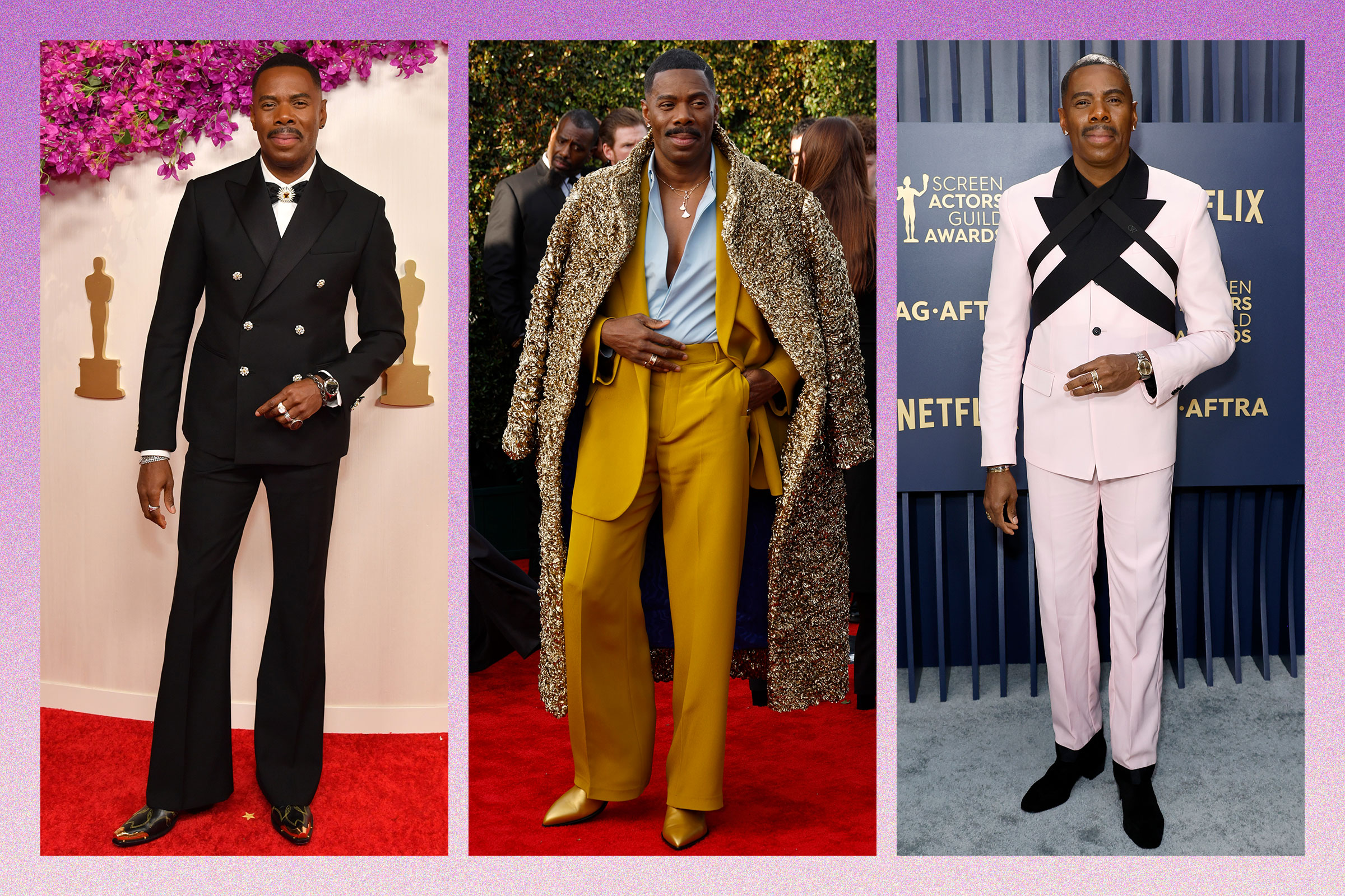 Colman Domingo at the Oscars, the Critics Choice Awards, and the Screen Actors Guild Awards