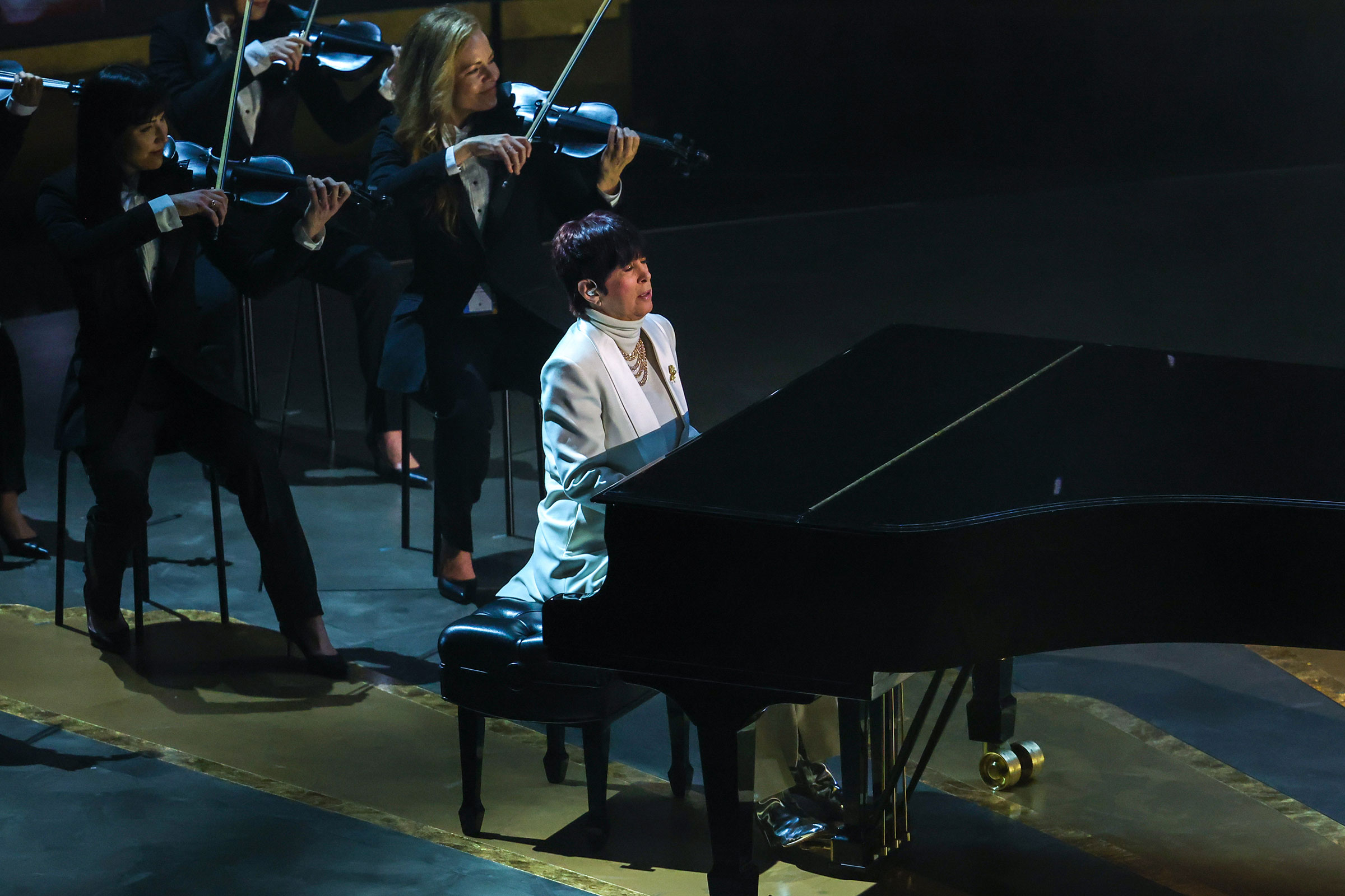 Diane Warren performs at the 95th Academy Awards in 2023