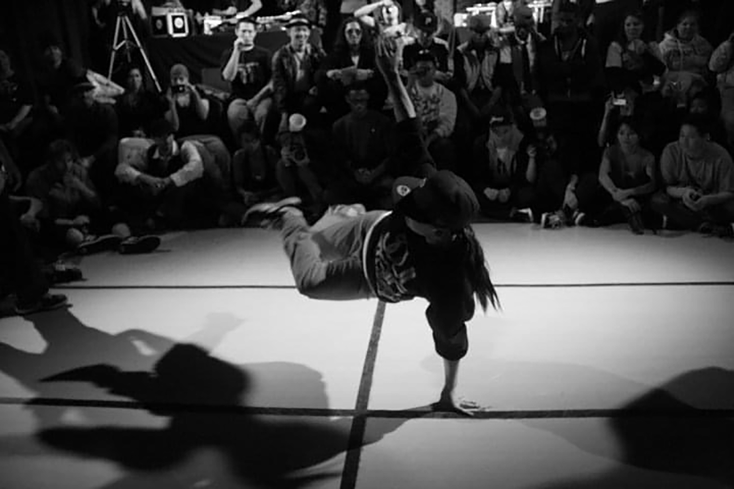 Choi, in 2011, breakdancing during her senior year at the University of Pennsylvania.