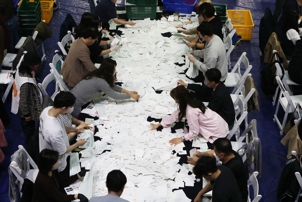 South Koreans Vote In Assembly Elections