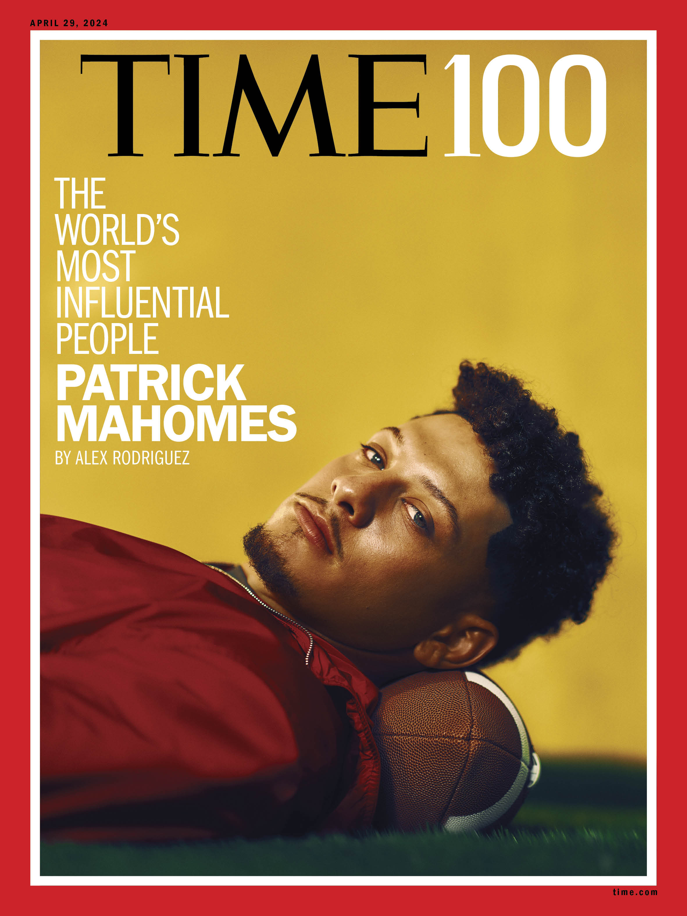جلد TIME 100 Patrick Mahomes