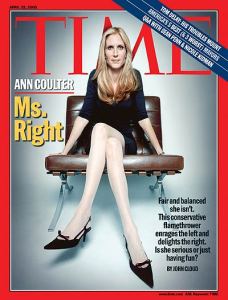 Ann Coulter on the cover of TIME magazine in 2005
