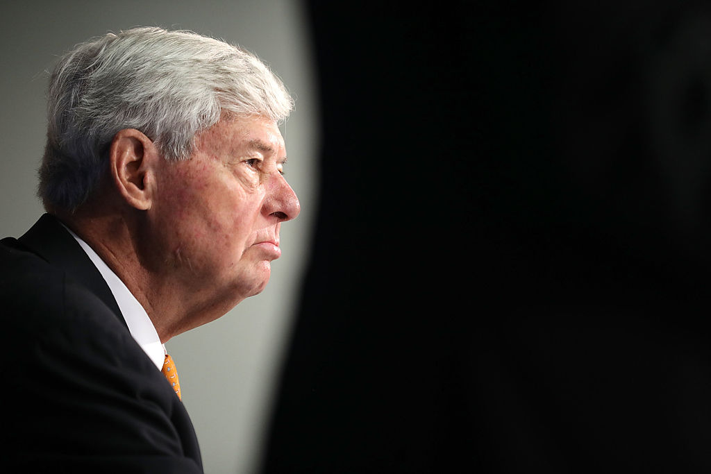Former U.S. Senator Bob Graham (D-Fla.) talks to reporters about a recently released section of the 2002 House Intelligence Committee inquiry into the attacks of Sept. 11, 2001 during a news conference at the National Press Club Aug. 31, 2016 in Washington, DC.