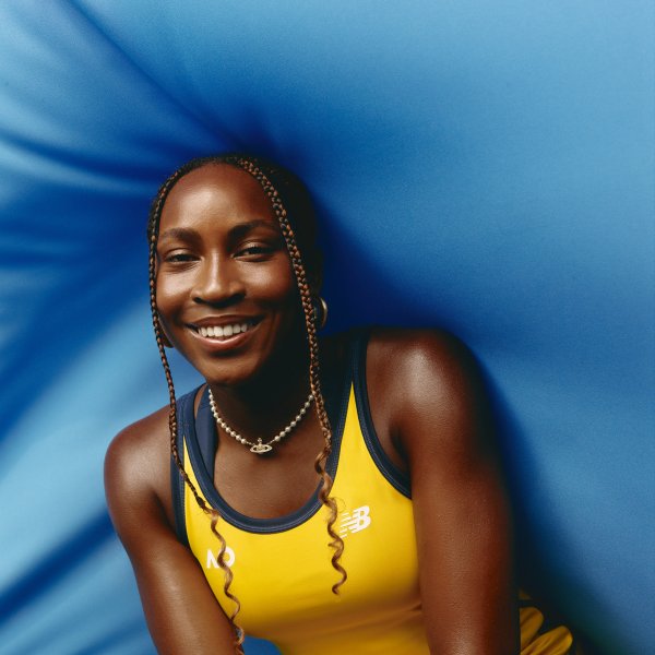 Gauff, ranked No. 3 in the world, photographed in Melbourne on Jan. 9