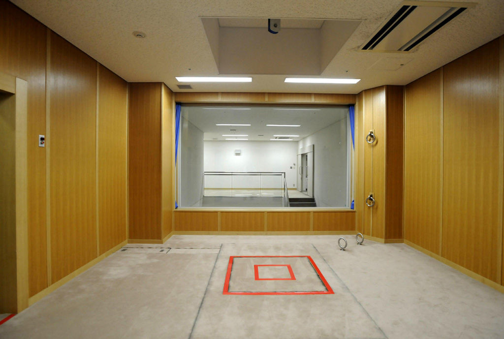 This photo taken during a media tour conducted by Japan's Justice Ministry on Aug. 27, 2010 shows an execution room at the Tokyo detention house in Tokyo, Japan.