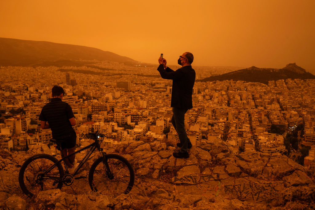 دوچرخه نارنجی گتی یونان