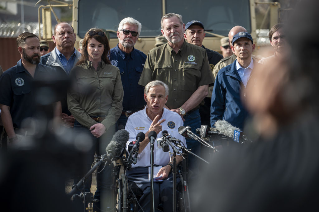 Texas Governor Abbott Holds News Conference On Border