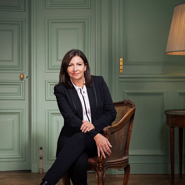 The mayor of Paris, Anne Hidalgo, at City Hall on Oct. 28, 2020.