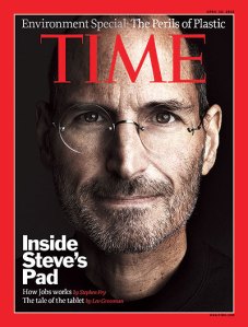Steve Jobs on the cover of TIME magazine in 2010