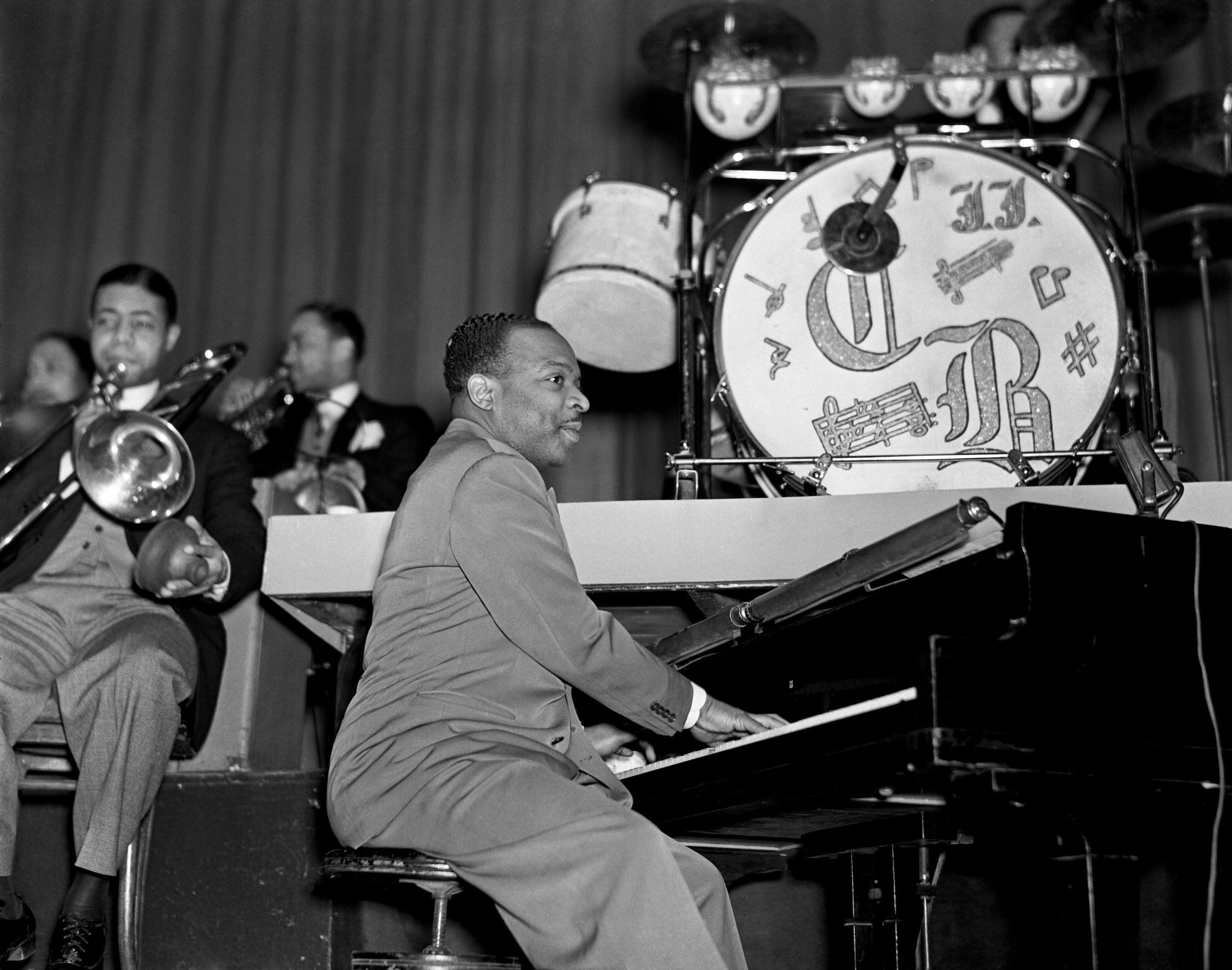 Count Basie and his orchestra has a one week engagement at the Apollo Theater,